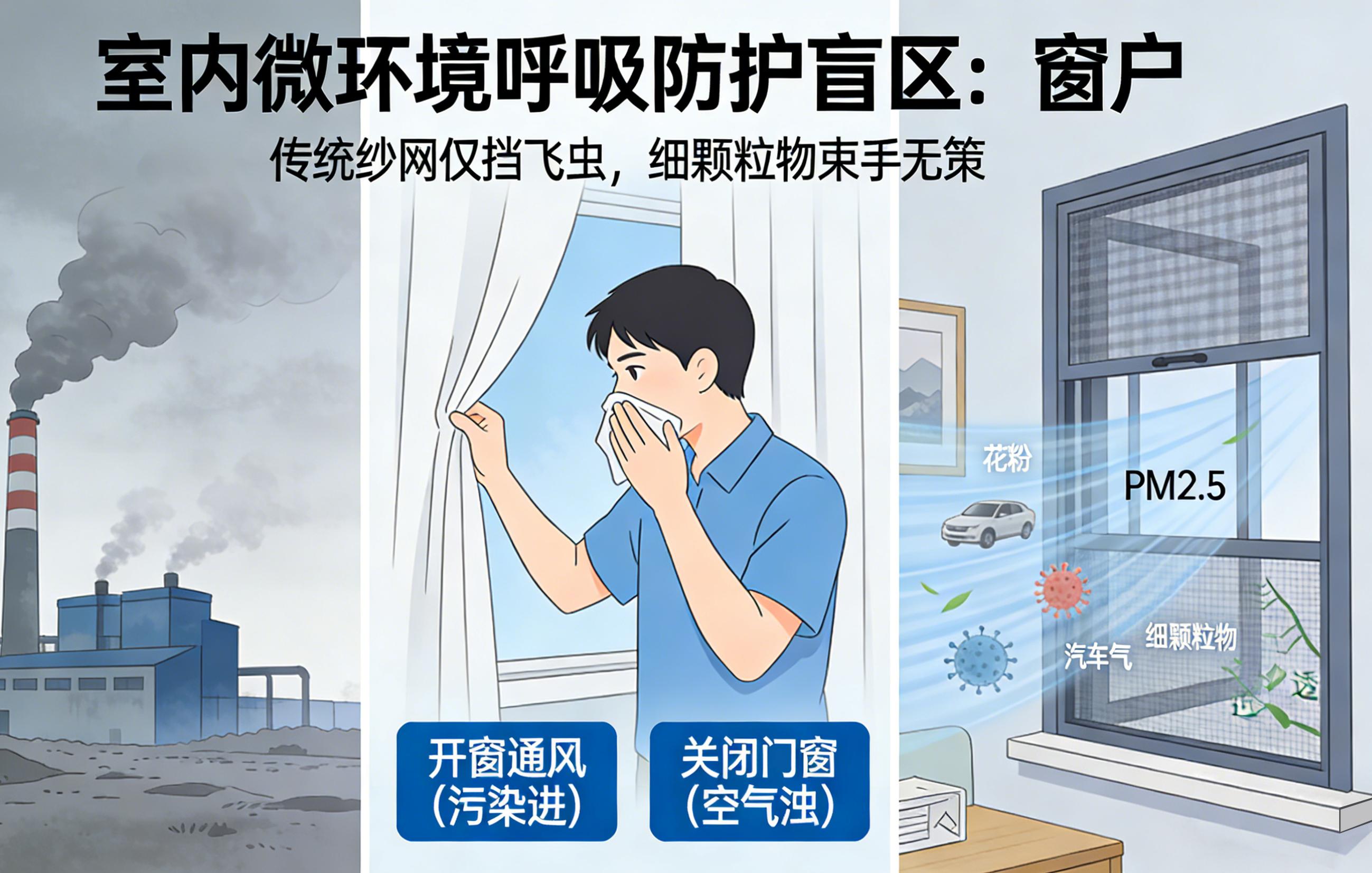 破霾而出，窗紗革命：首款高效防塵霾窗紗重磅面世，定義健康人居新維度